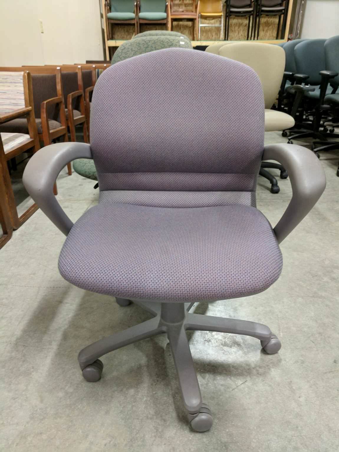 Purple Rolling Office chair