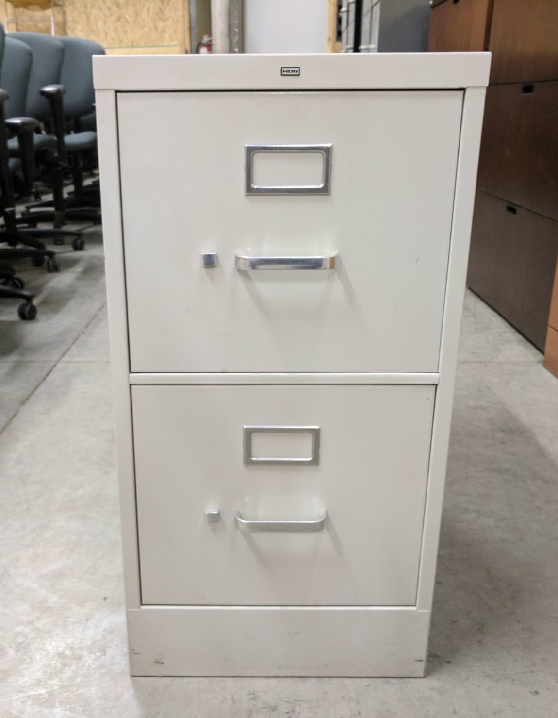 Putty Hon 2 Drawer Vertical Filing Cabinet
