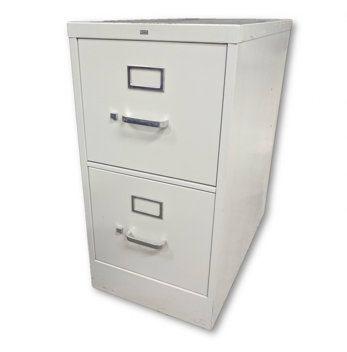 Putty Hon 2 Drawer Vertical File Cabinet
