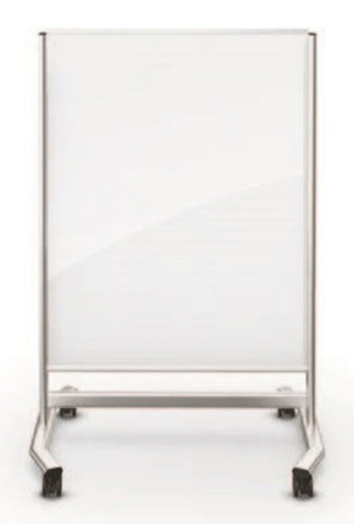 Mobile Magnetic Glass Dry Erase Whiteboard