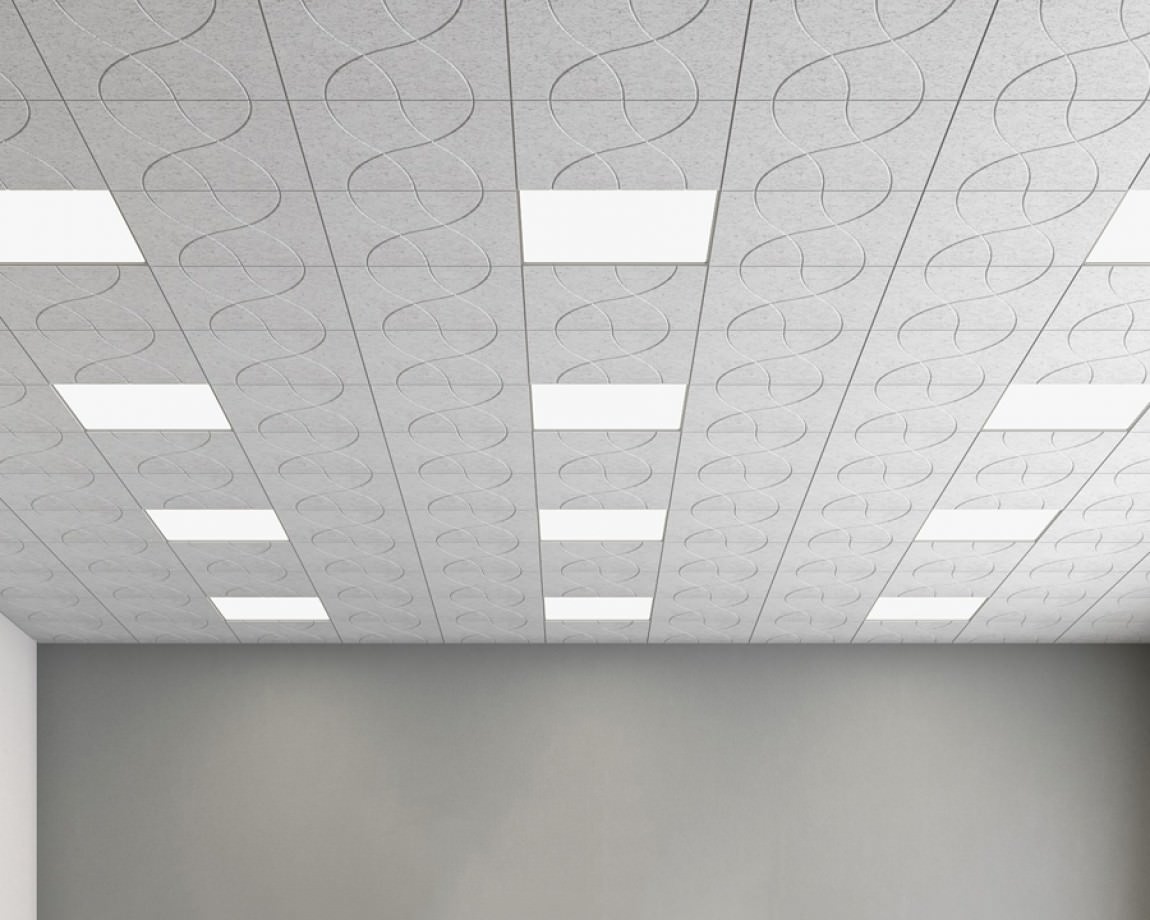 Sound Absorbent Acoustic Ceiling Tiles 8 Pack
