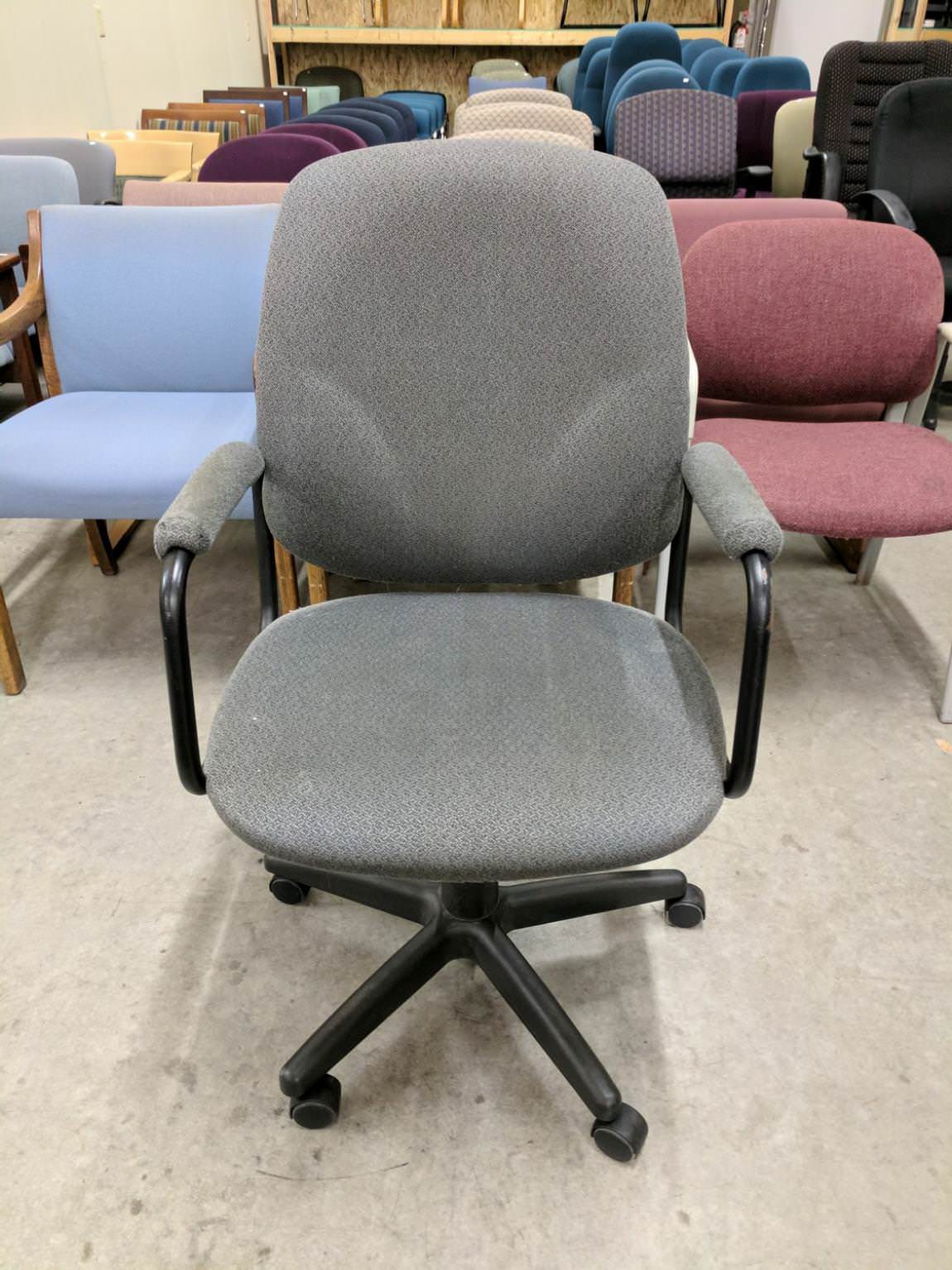 Gray Rolling Office Chair
