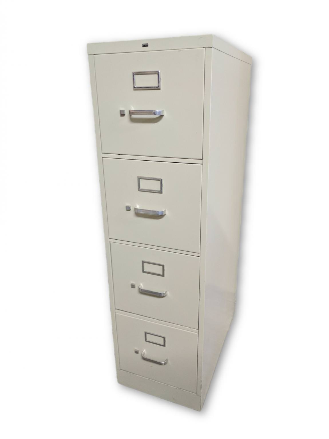 Tan Hon 4 Drawer Vertical File Cabinet