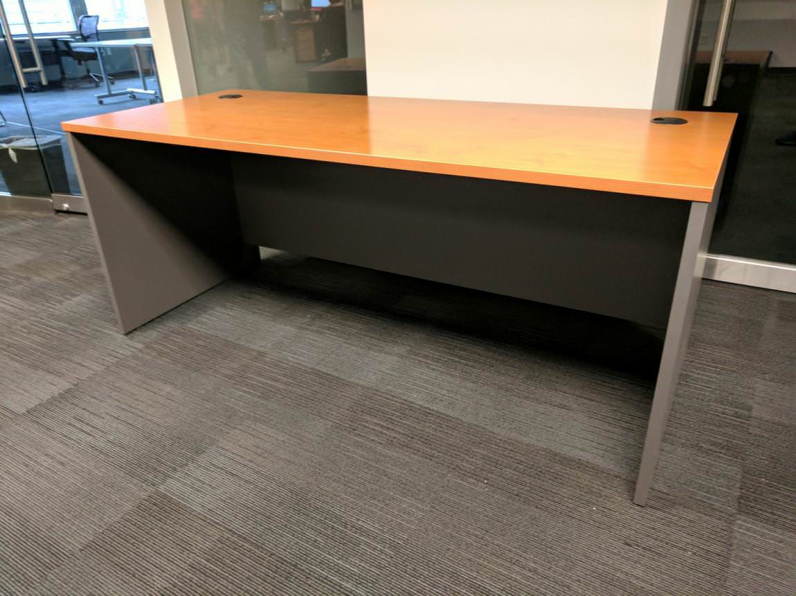 Oak Laminate Desk – 71x29.5