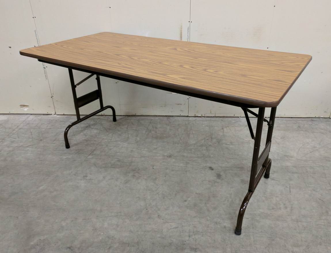 Oak Laminate Folding Tables – 60x30