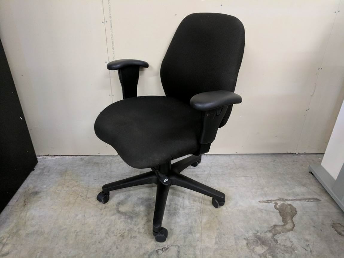 Black Rolling Office Task Chairs
