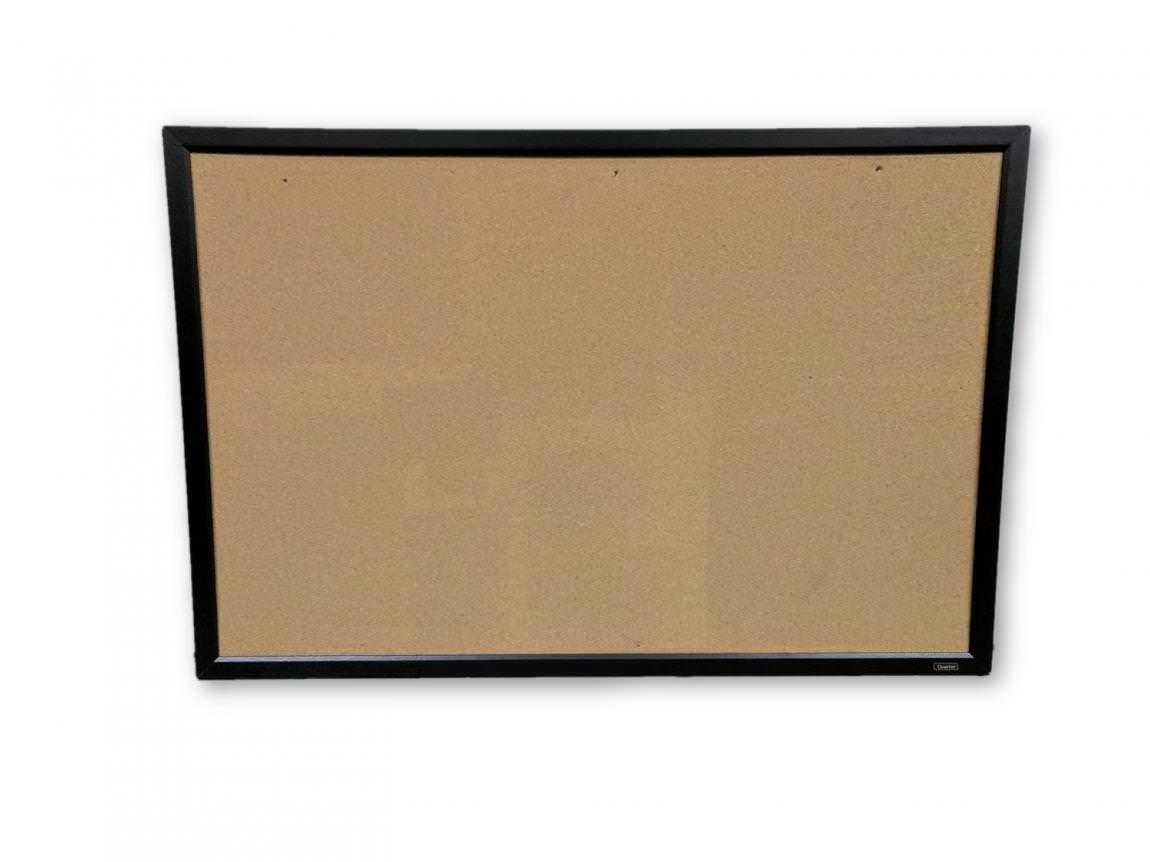 36x24 Quartet Bulletin Board with Wood Frame 36