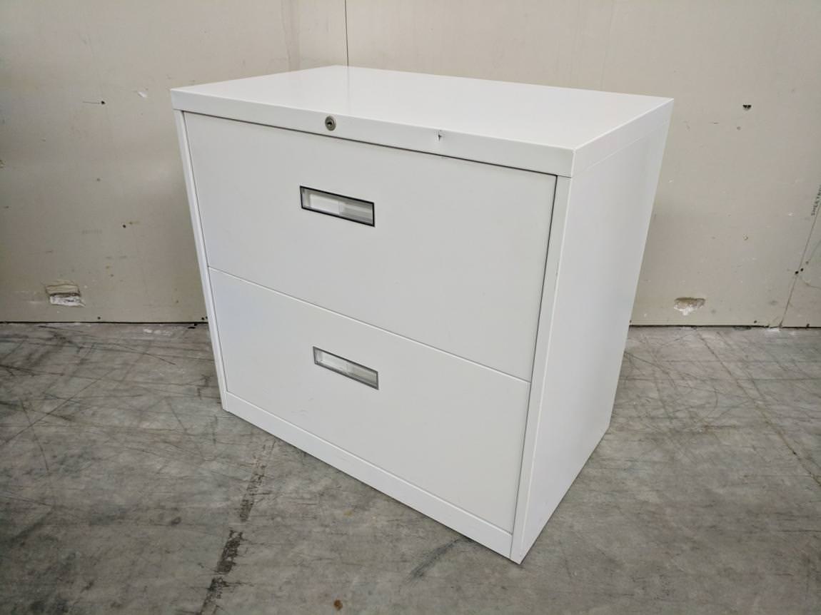 Putty 2 Drawer Lateral File Cabinet – 30 Inch Wide