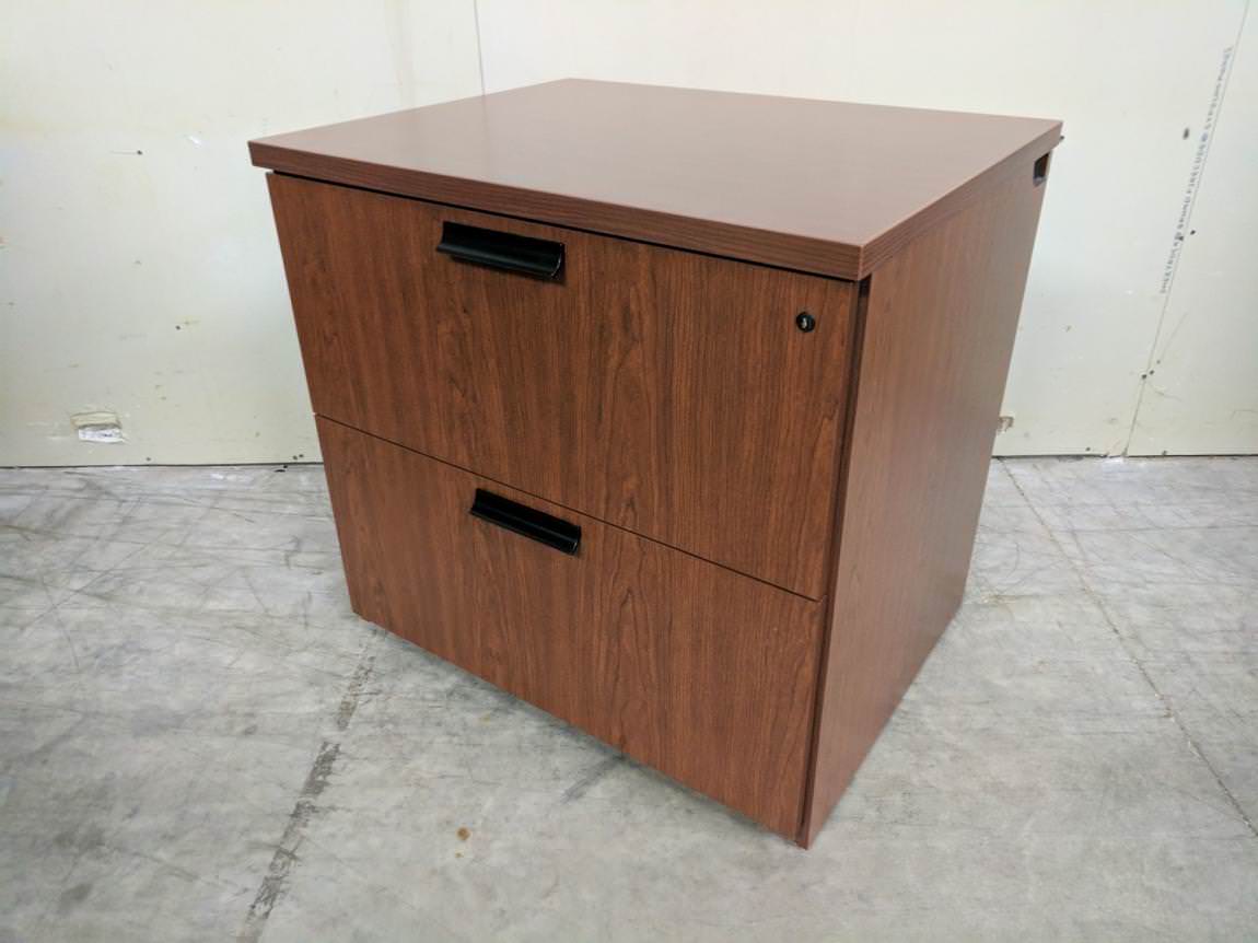 Cherry Laminate 2 Drawer Lateral File Cabinet – 30 Inch Wide