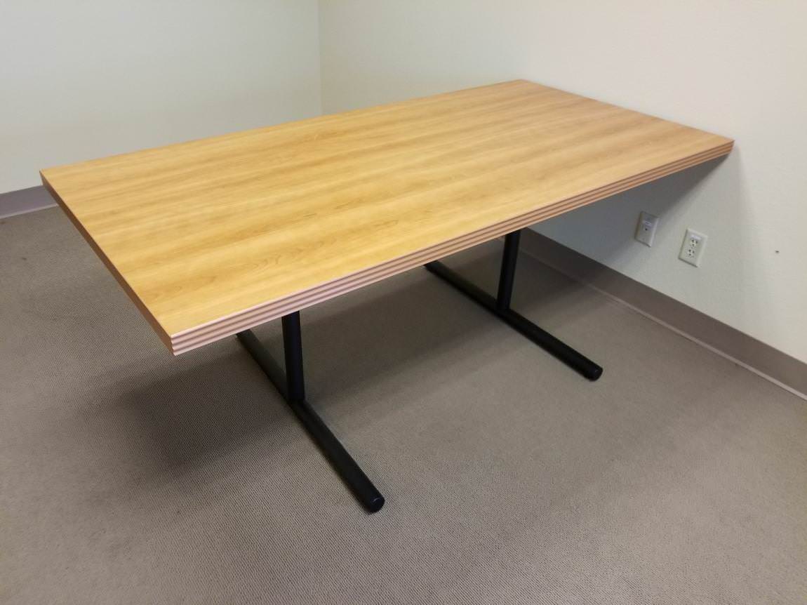 Oak Laminate Conference Table – 71x35.5