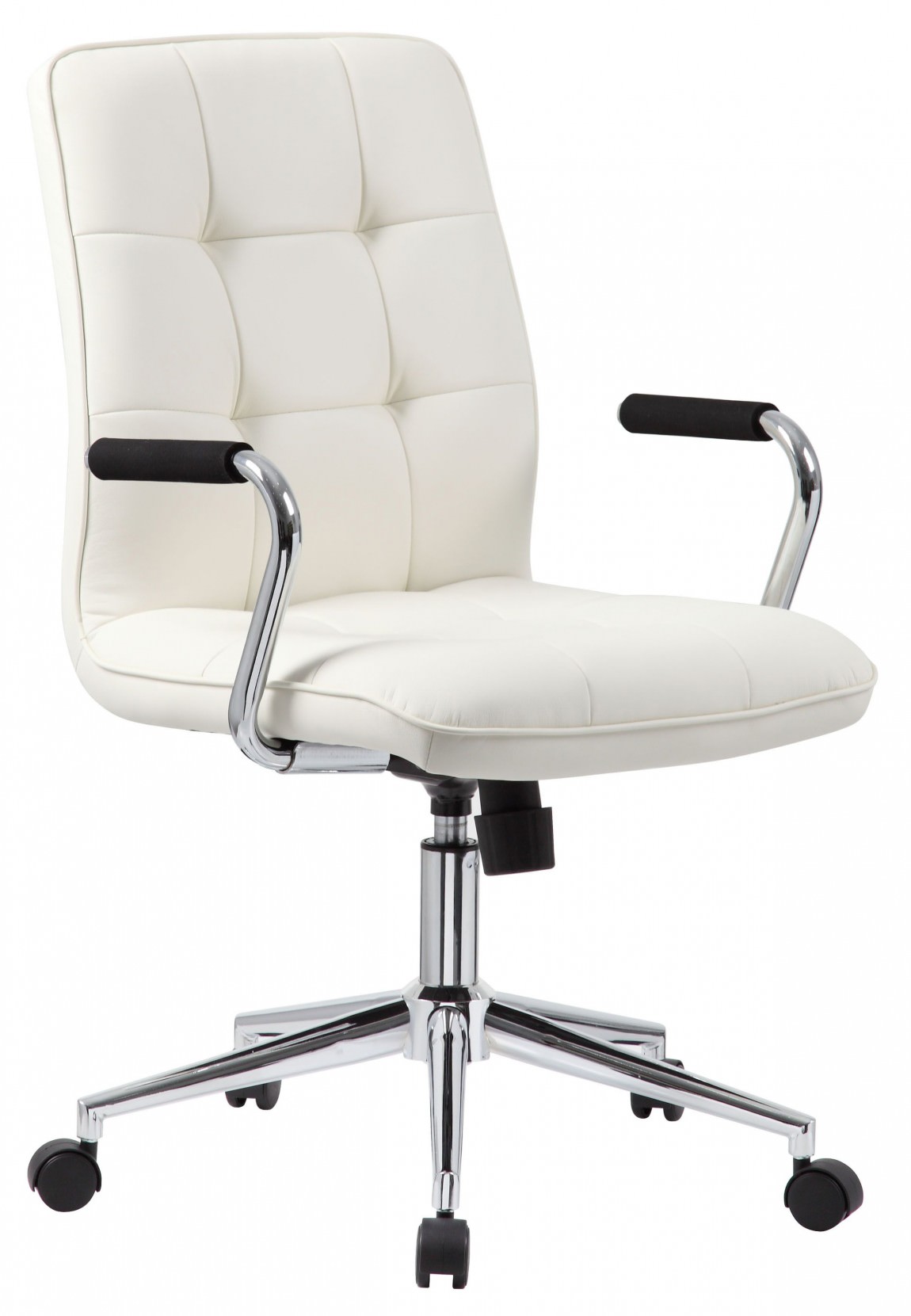 Modern Office Chair with Chrome Arms