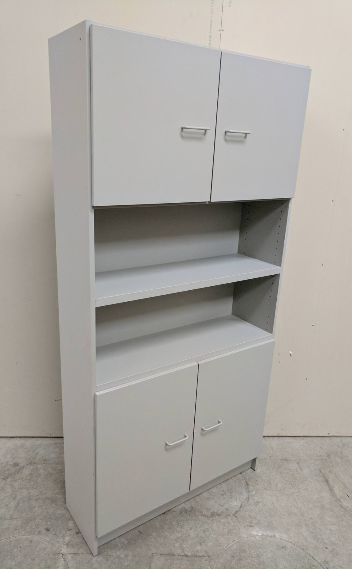 Putty Laminate Storage Shelf – 36 Inch Wide