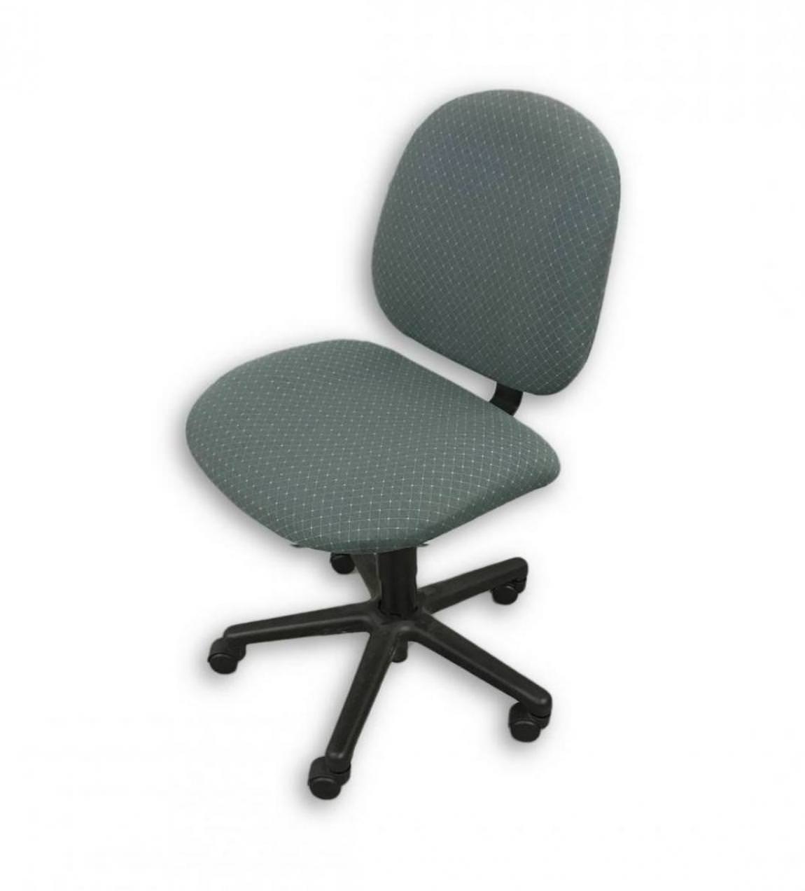 HON Armless Green Rolling Office Chair