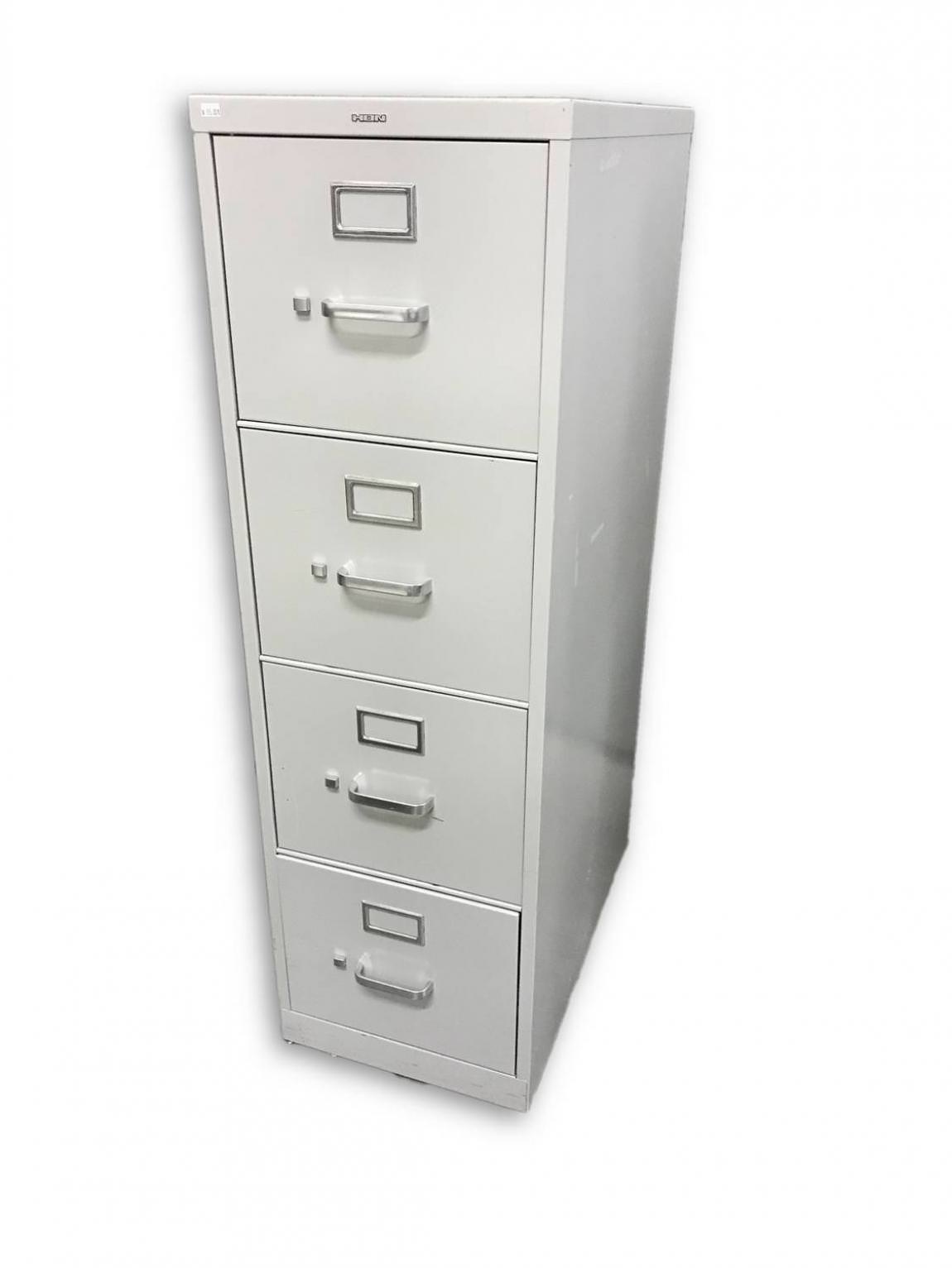Gray HON 4 Drawer Vertical File Cabinet