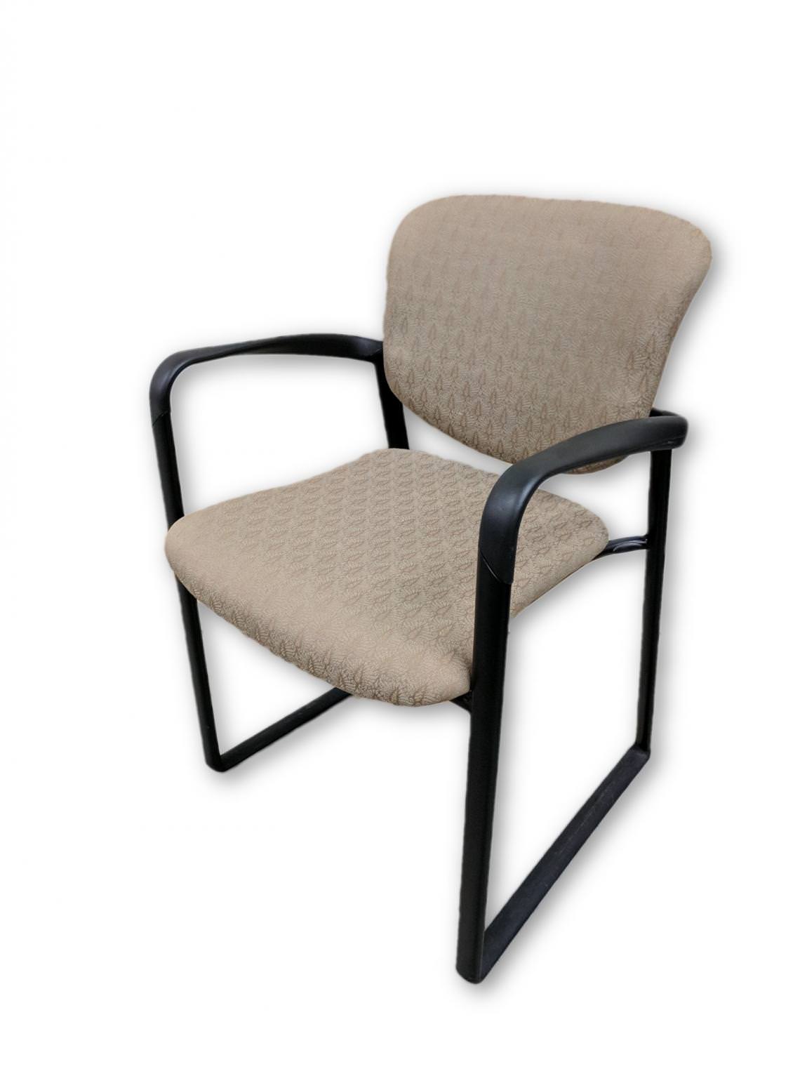 Haworth Improv Guest Chairs with Black steel frame