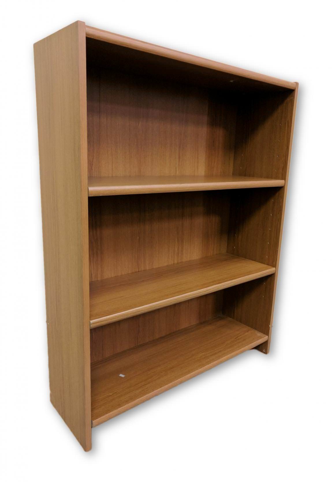 Oak Laminate Bookshelf – 37 Inch Wide