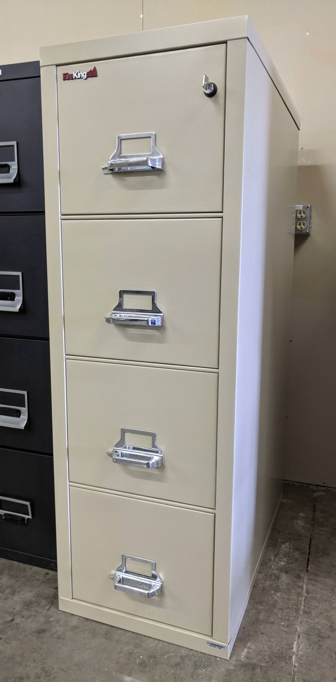 FireKing 4 Drawer Fireproof Letter Size File Cabinet