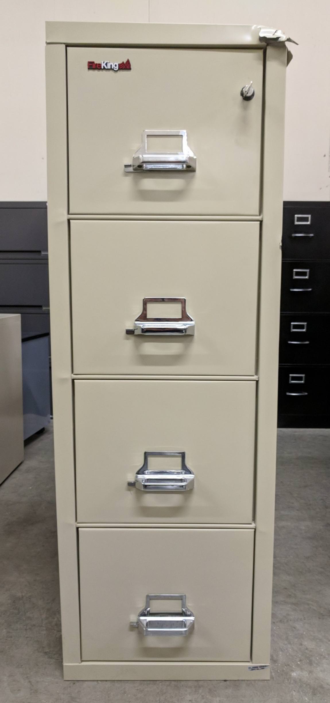 FireKing 4 Drawer Fireproof Letter Size File Cabinet