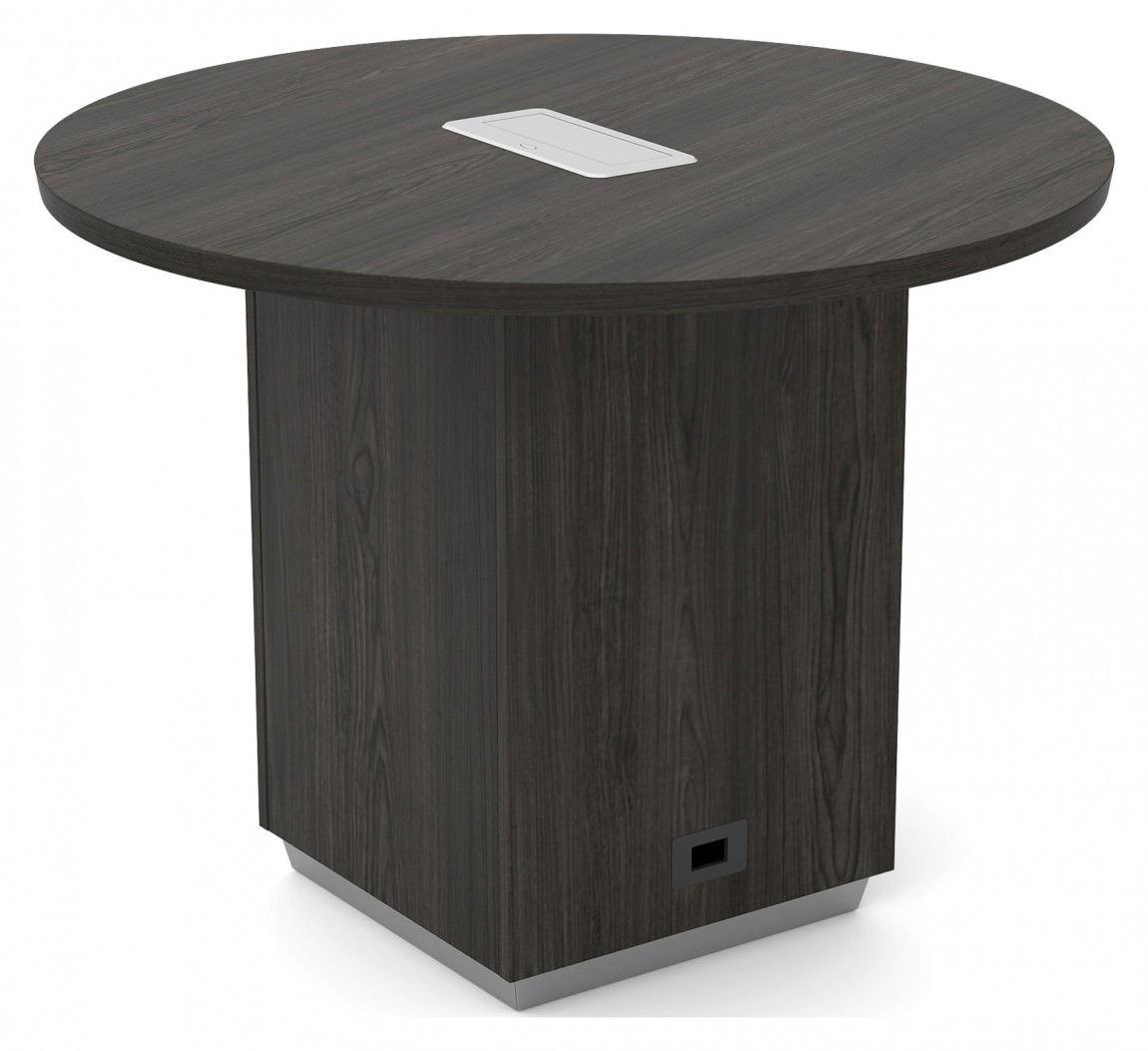 Round Conference Table with Power