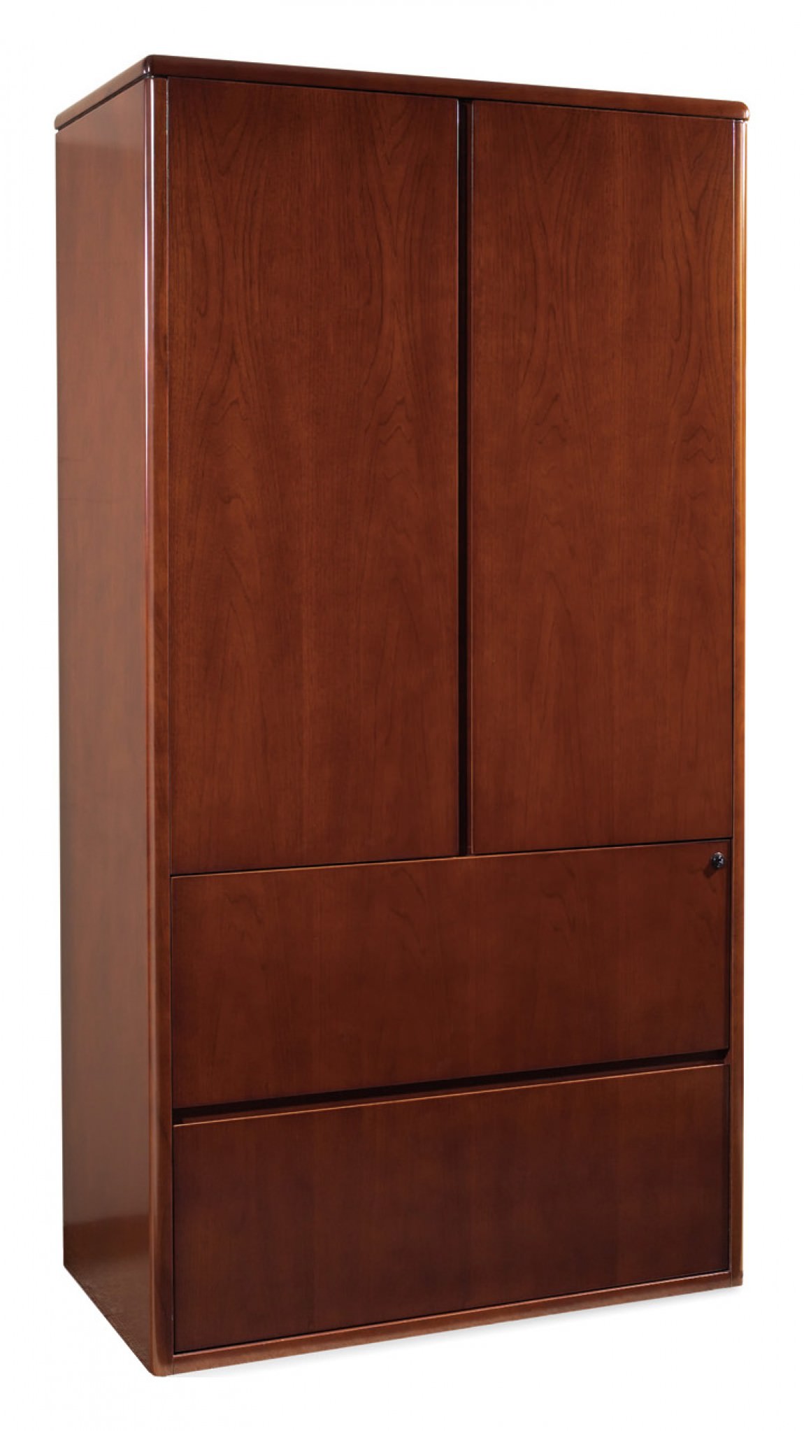 Vertical Storage Cabinet with Lateral File Drawers