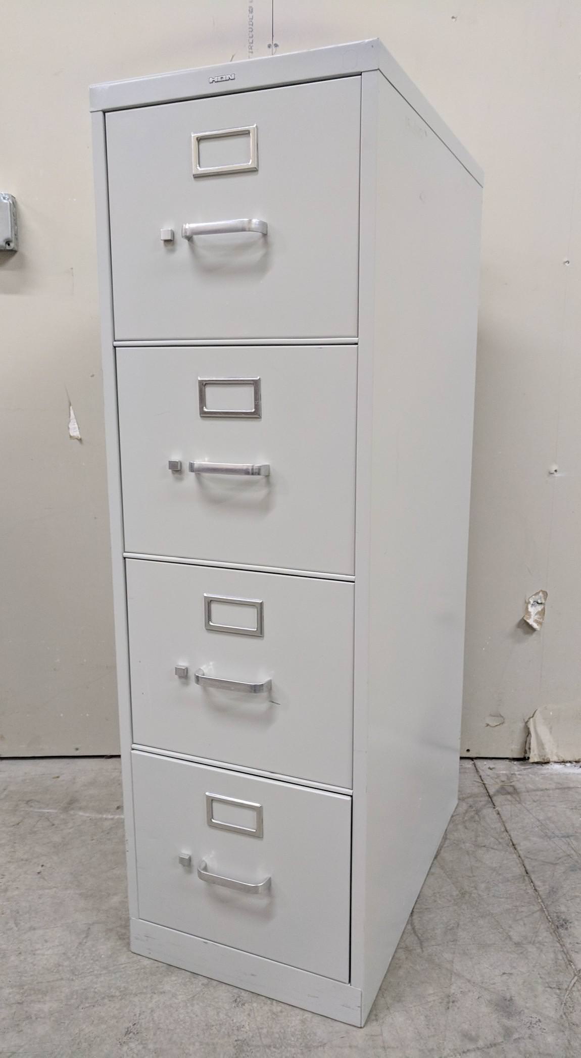 Putty Hon 4 Drawer Vertical file Cabinet - 48.75 Tall