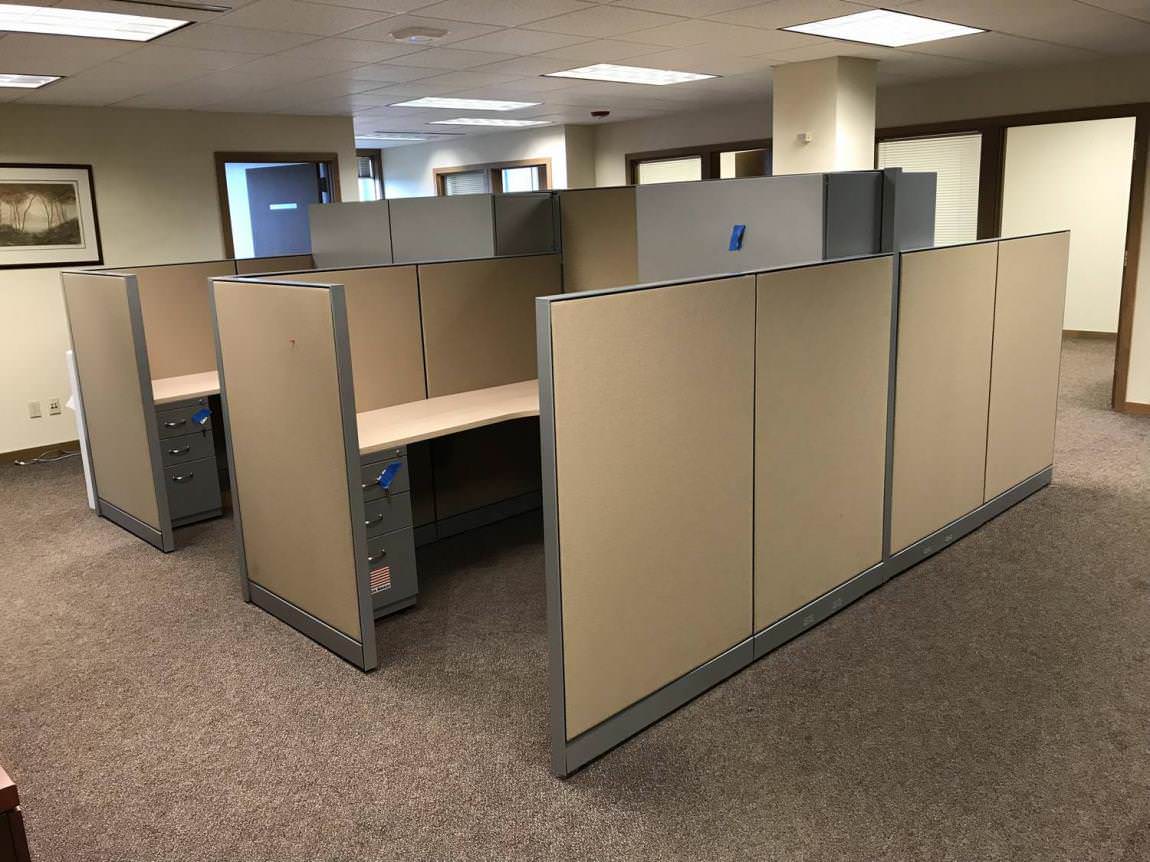 Steelcase Pod of 4 Cubicles