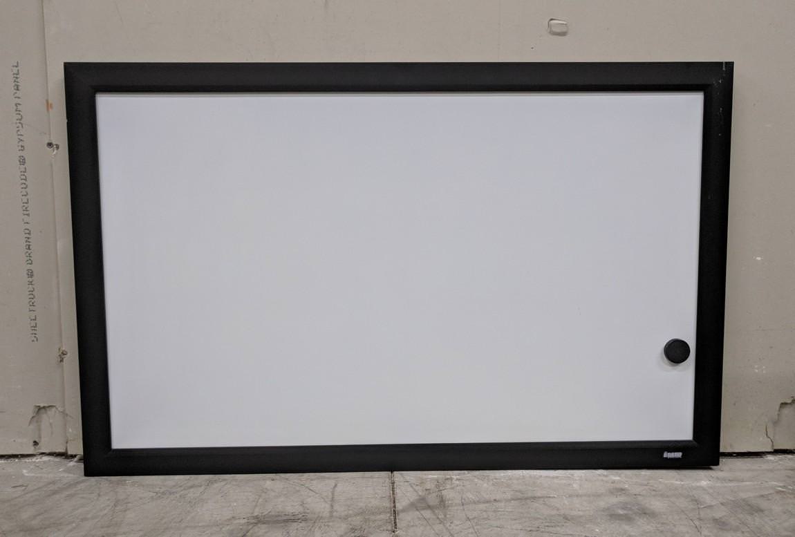 Dry Erase Whiteboard with Black Frame - 35.25x22
