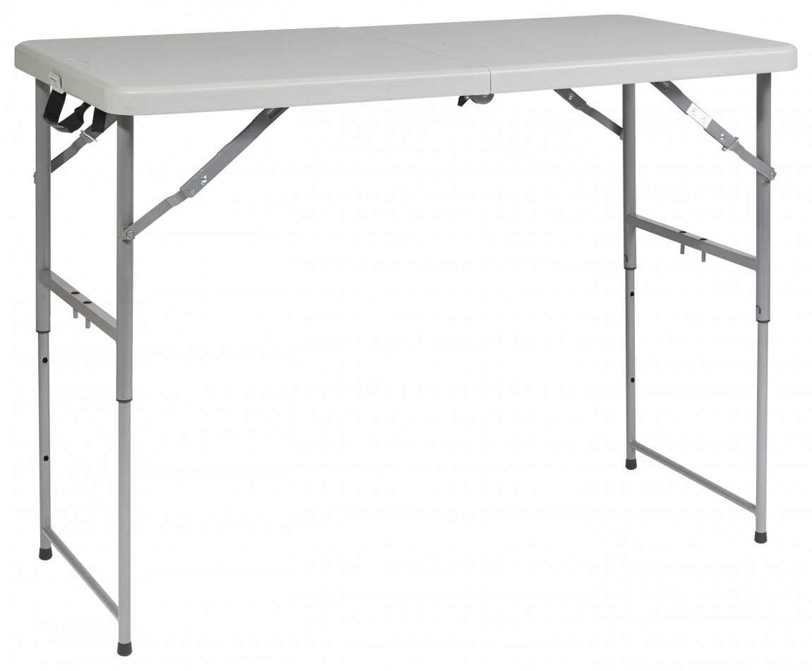 Height Adjustable Folding Table - 48 Wide