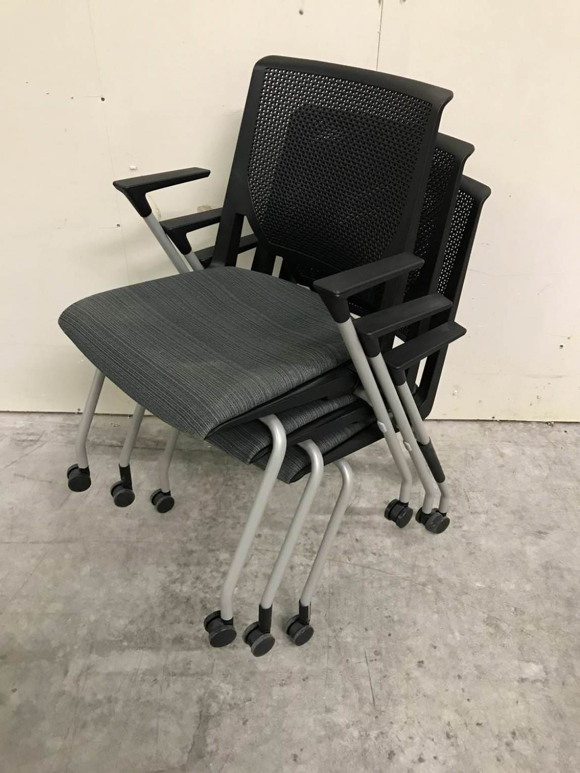 Haworth Rolling Stacking Guest Chair