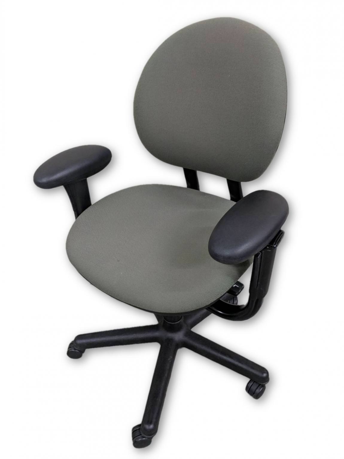 Green Steelcase Rolling Office Chairs