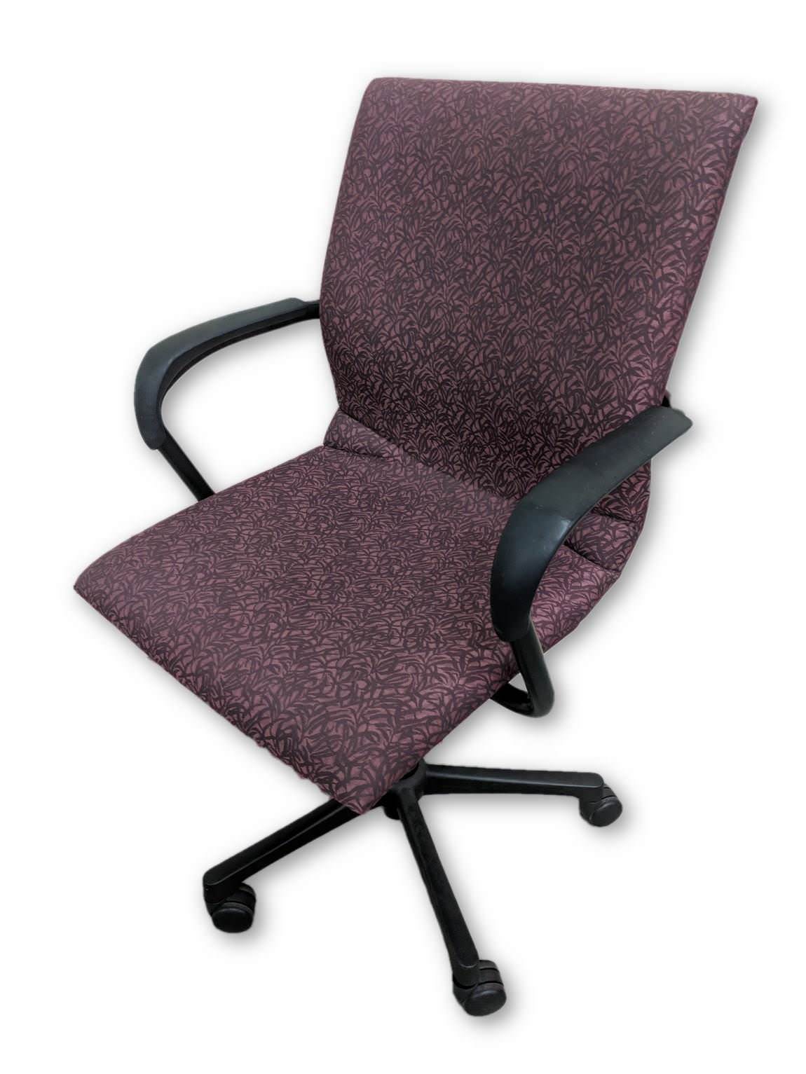 Red Steelcase Light Red Rolling Office Chair by Steelcase