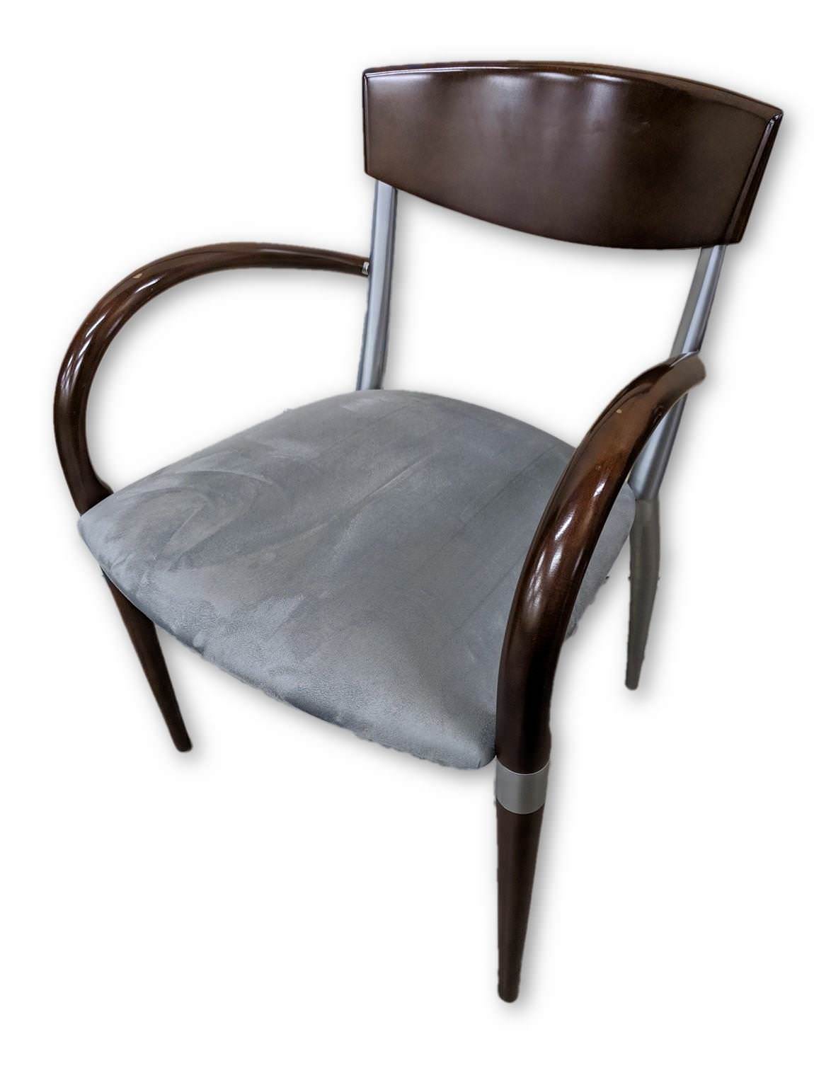 OFS Guest Chairs with Solid Wood Back and Arms