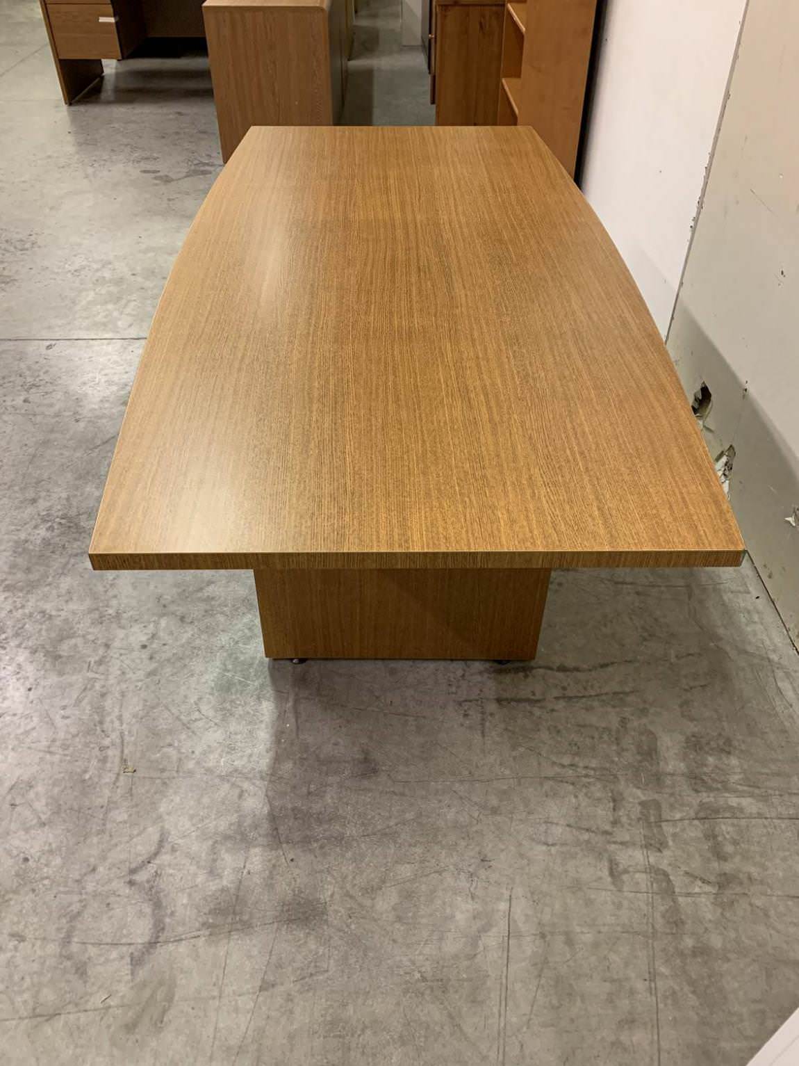 6 Foot Boat Shaped Laminate Conference Table Madison Liquidators