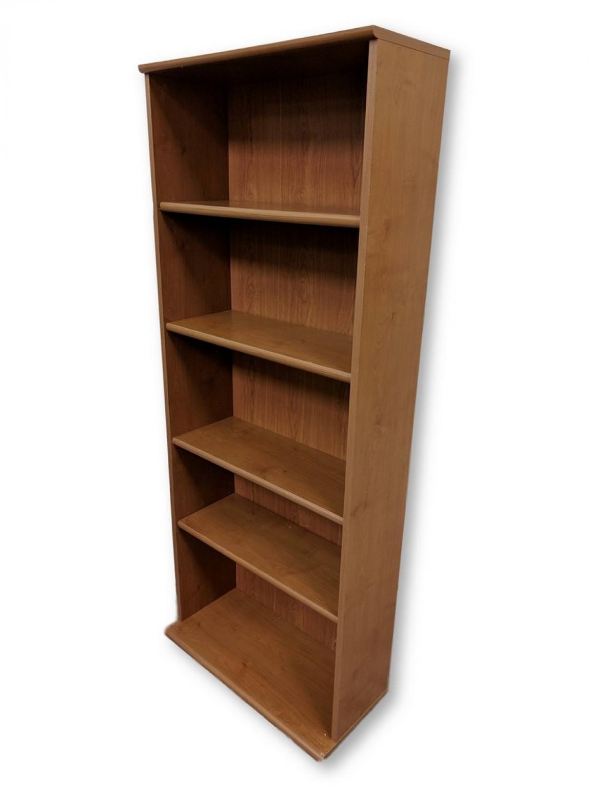 Bookshelf with Oak Finish – 29.5 Inch Wide