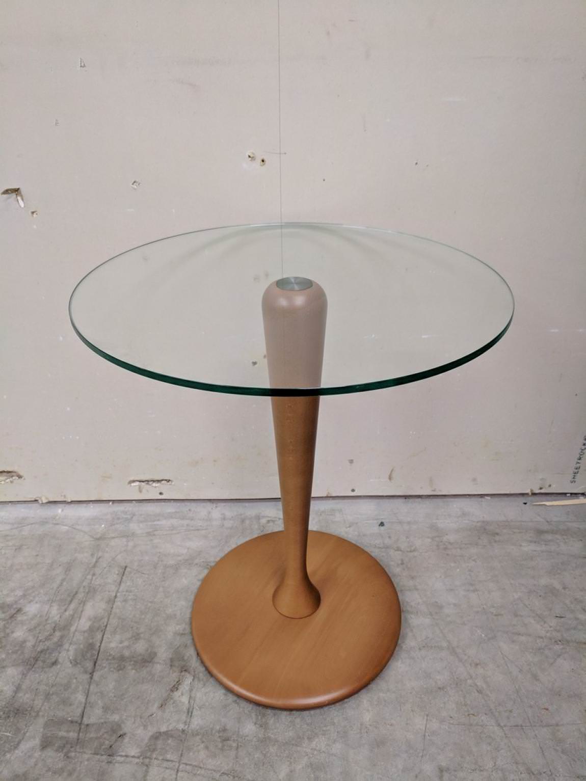 18” Round Glass Top Table