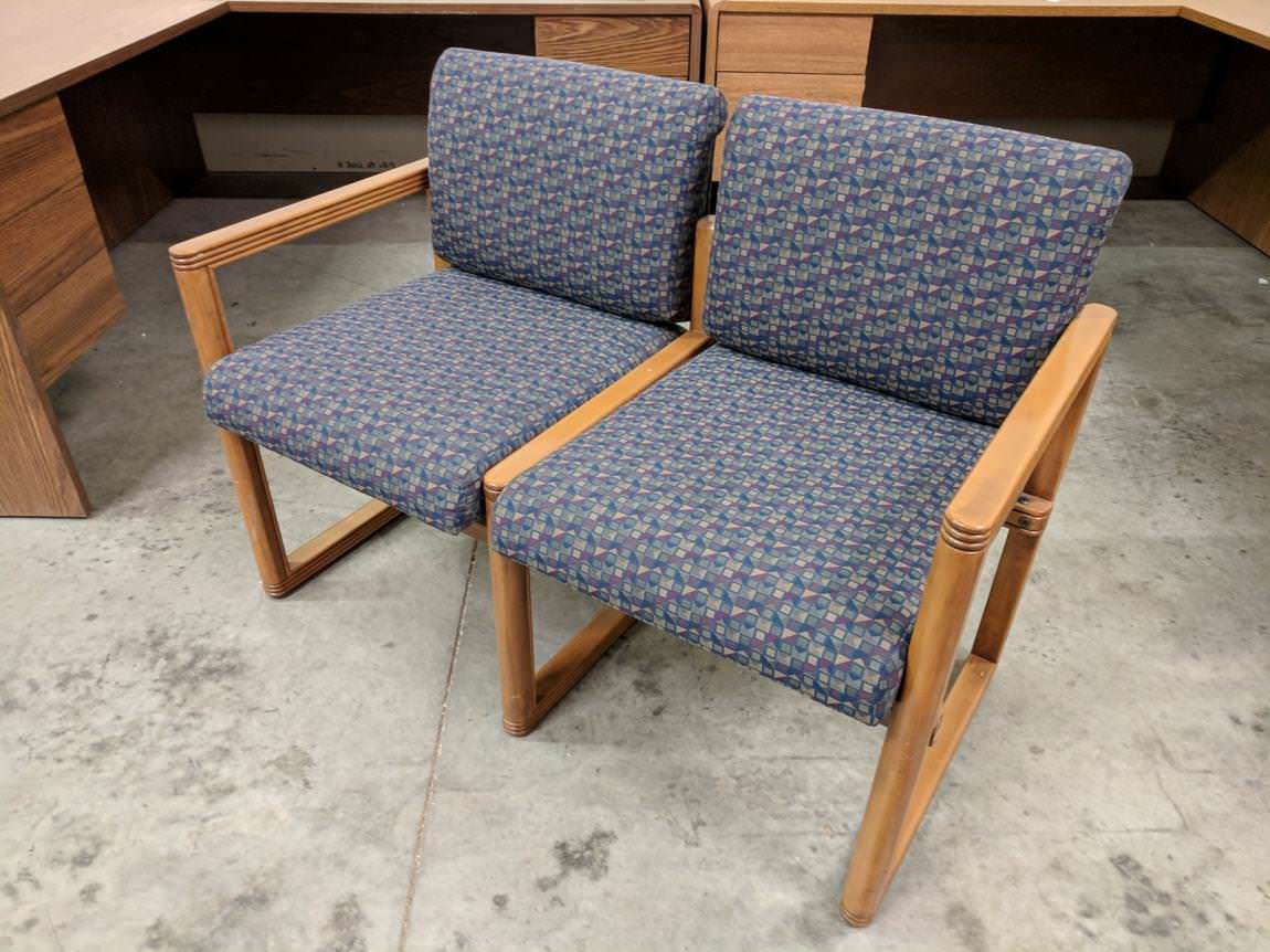 Two Person Guest Chair Bench