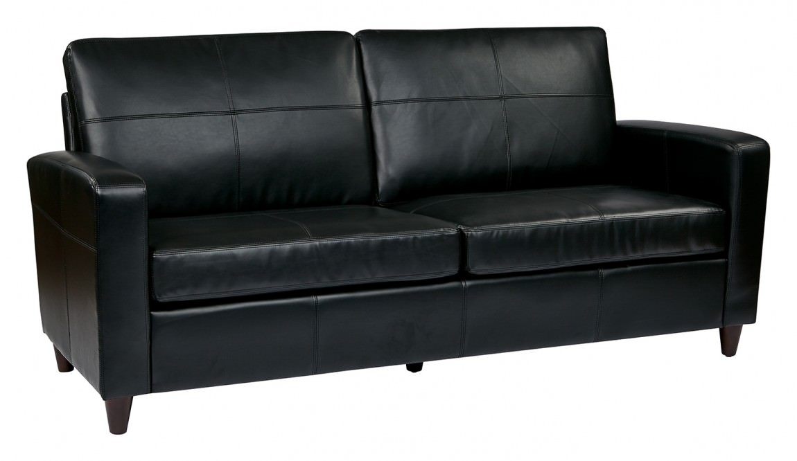 Leather Waiting Room Couch