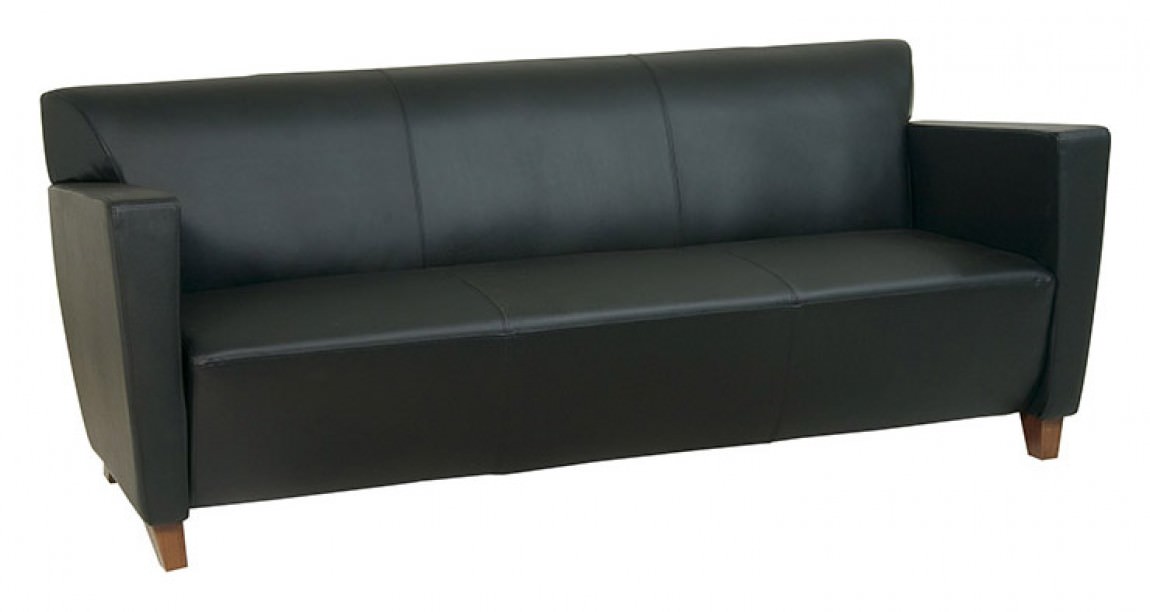 Leather Waiting Room Couch