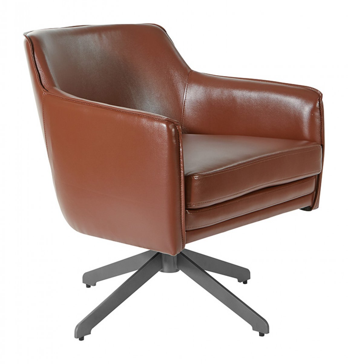 Faux Leather Guest Chair