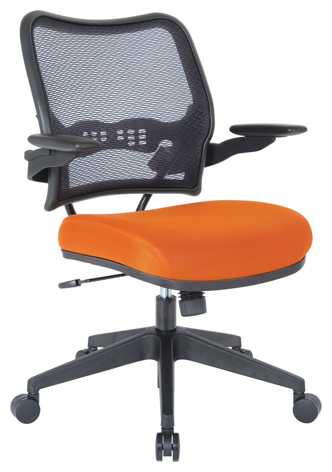 Orange Mesh Back Office Chair 28.5 x 24 x 37.75-41.75 : 13-37N1P3-___ -  Space Seating by Office Star Products