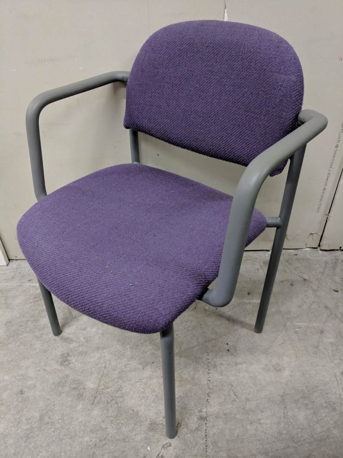 Purple Stacking Guest Chairs