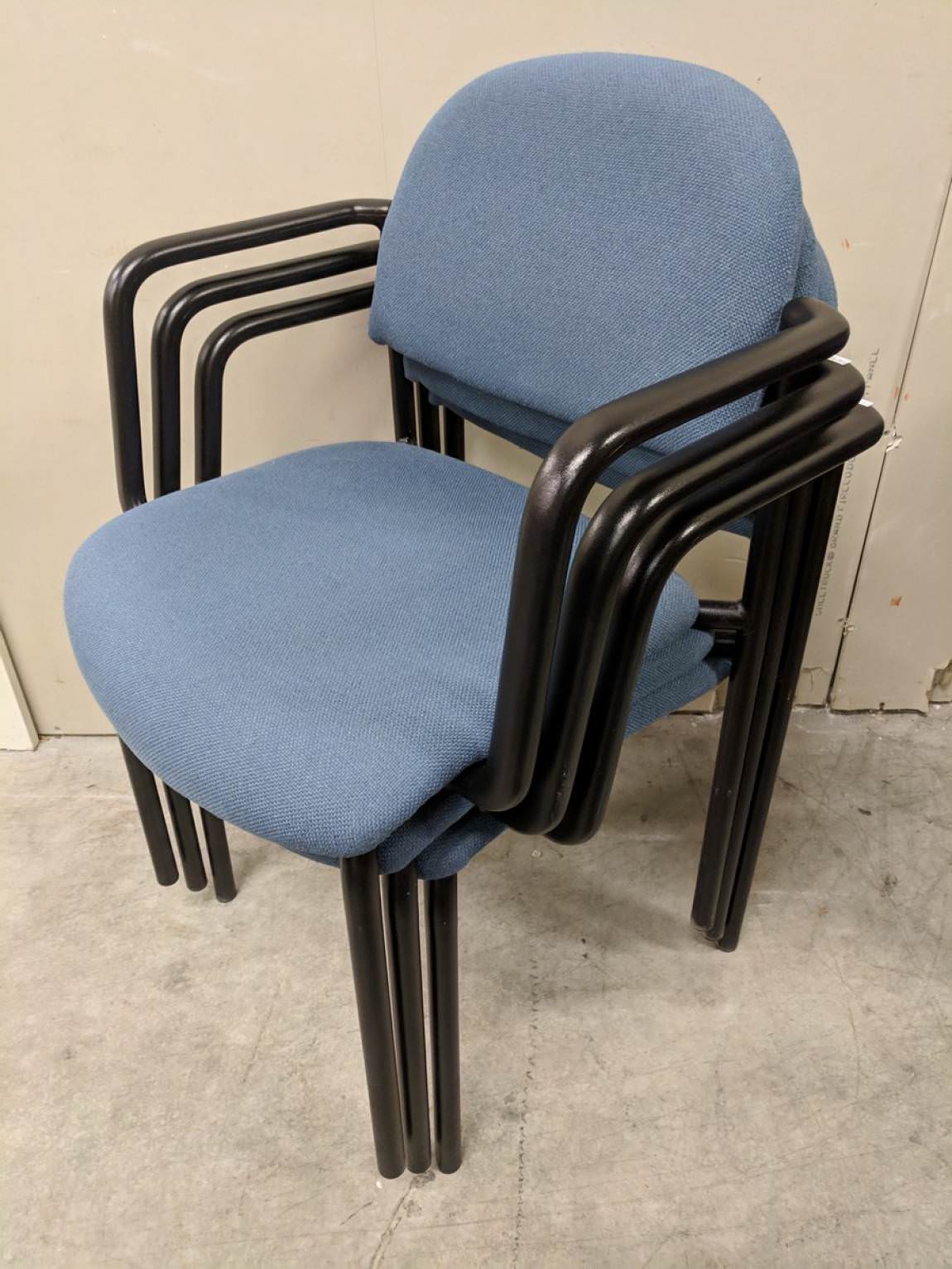 Light Blue Stacking Guest Chair