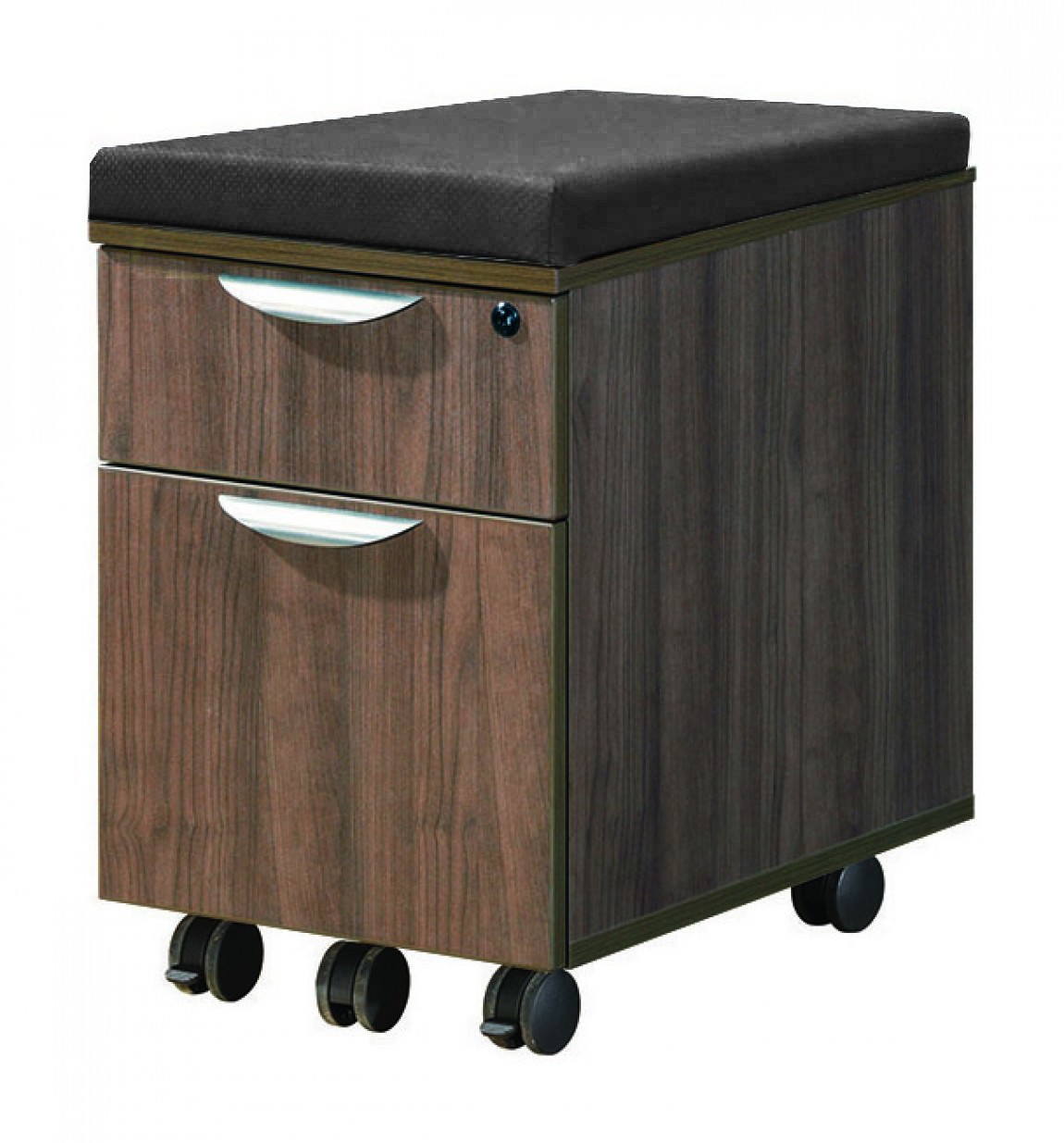 Mobile Pedestal Drawers with Cushion Top