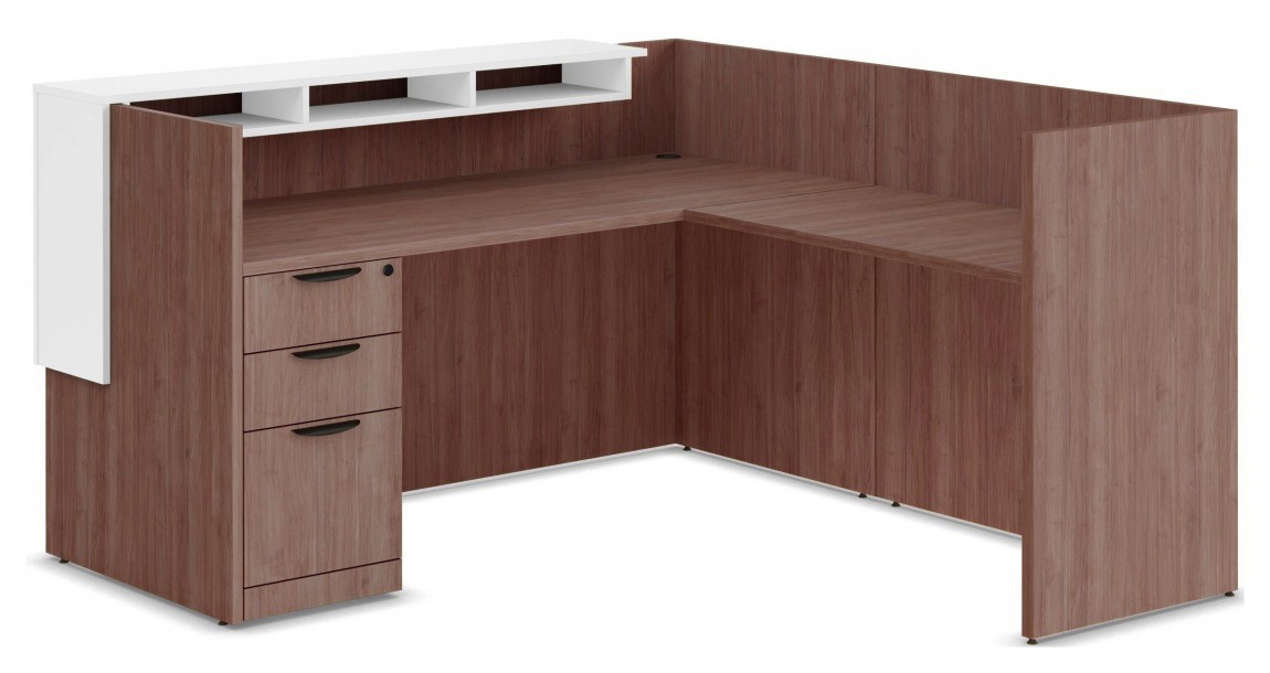 Modern L Shaped Reception Desk