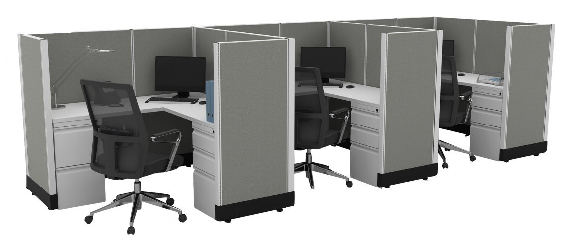 3 Person Cubicle