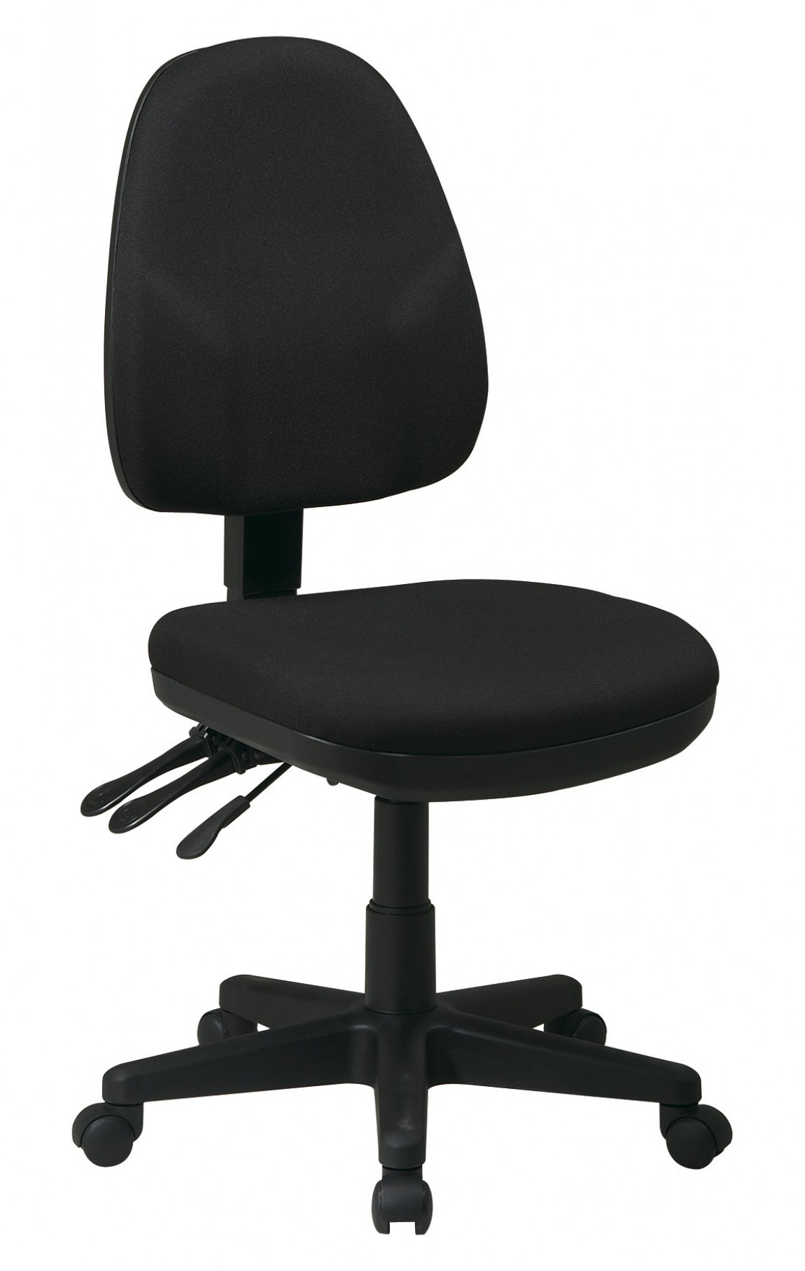 Fabric Ergonomic Office Chair Without Arms