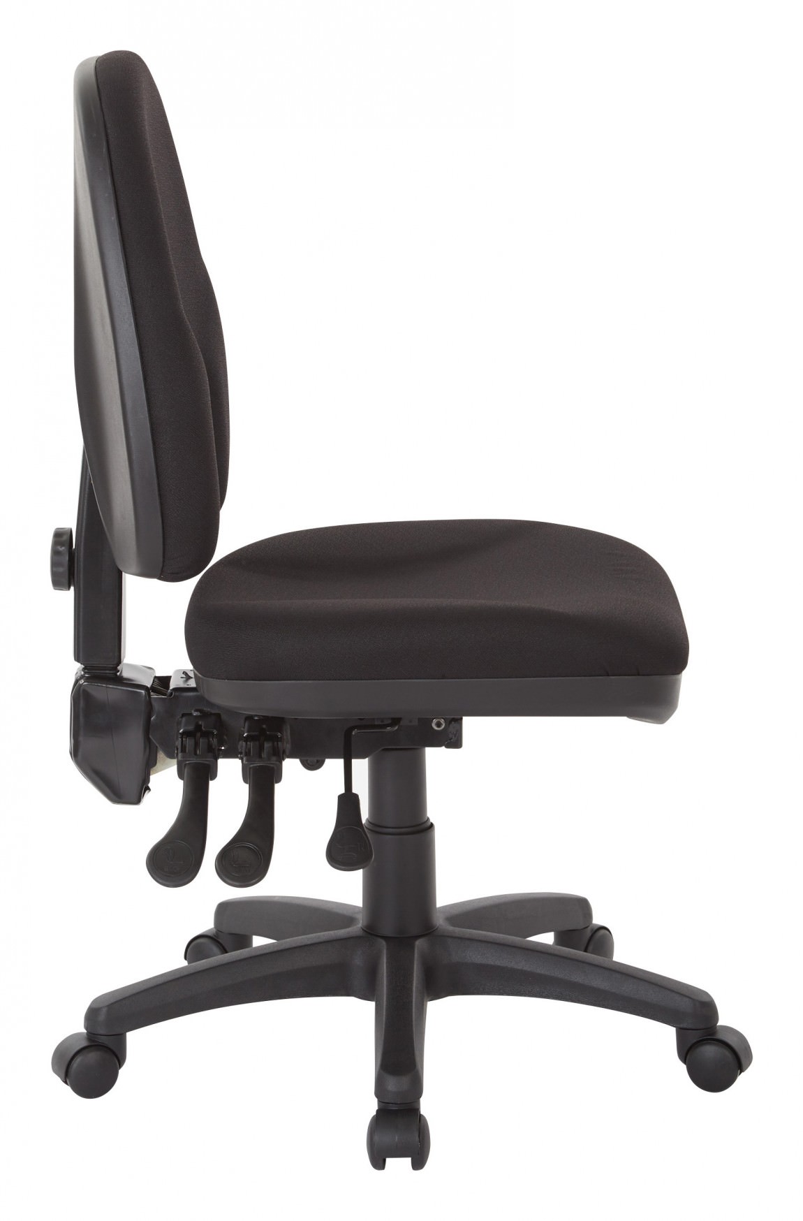 Fabric Ergonomic Office Chair Without Arms