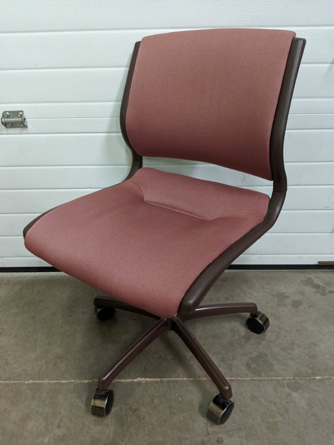 Steelcase Red Swivel Chair