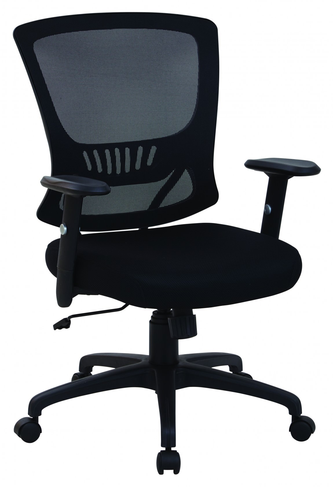 Black Mesh Back Task Chair 25.25 x 23.5 x 38.25-41 : EM91027-3