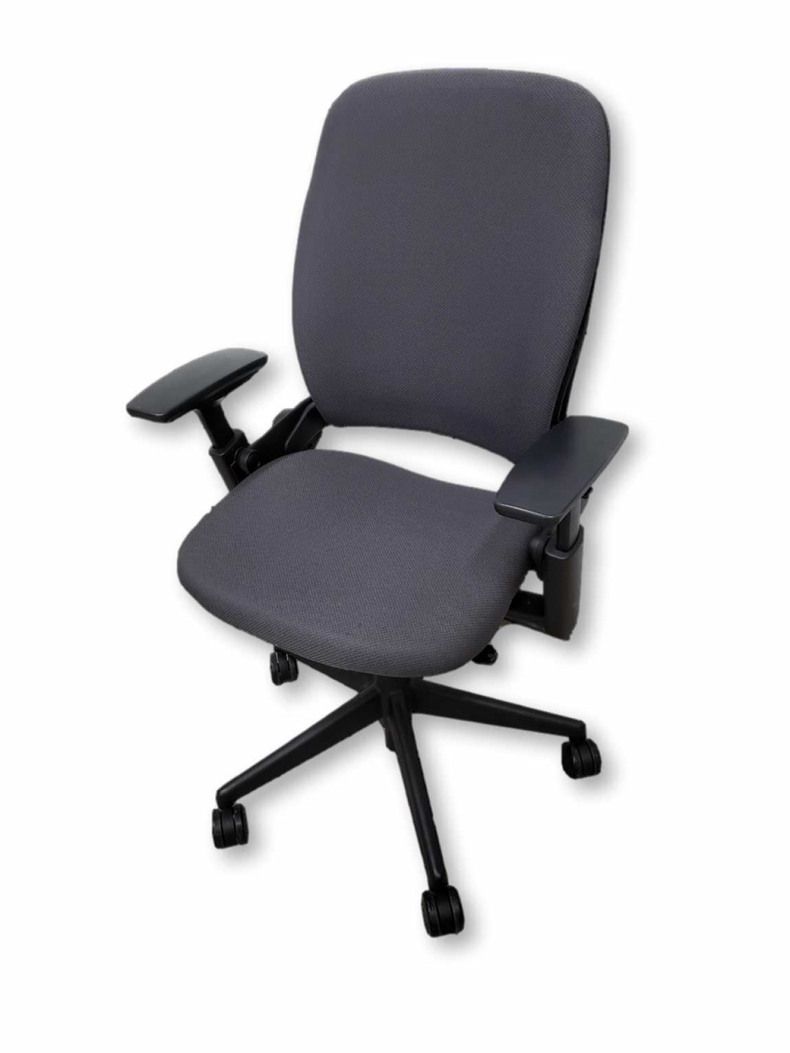 Steelcase Leap V2 Gray Rolling Office Chairs